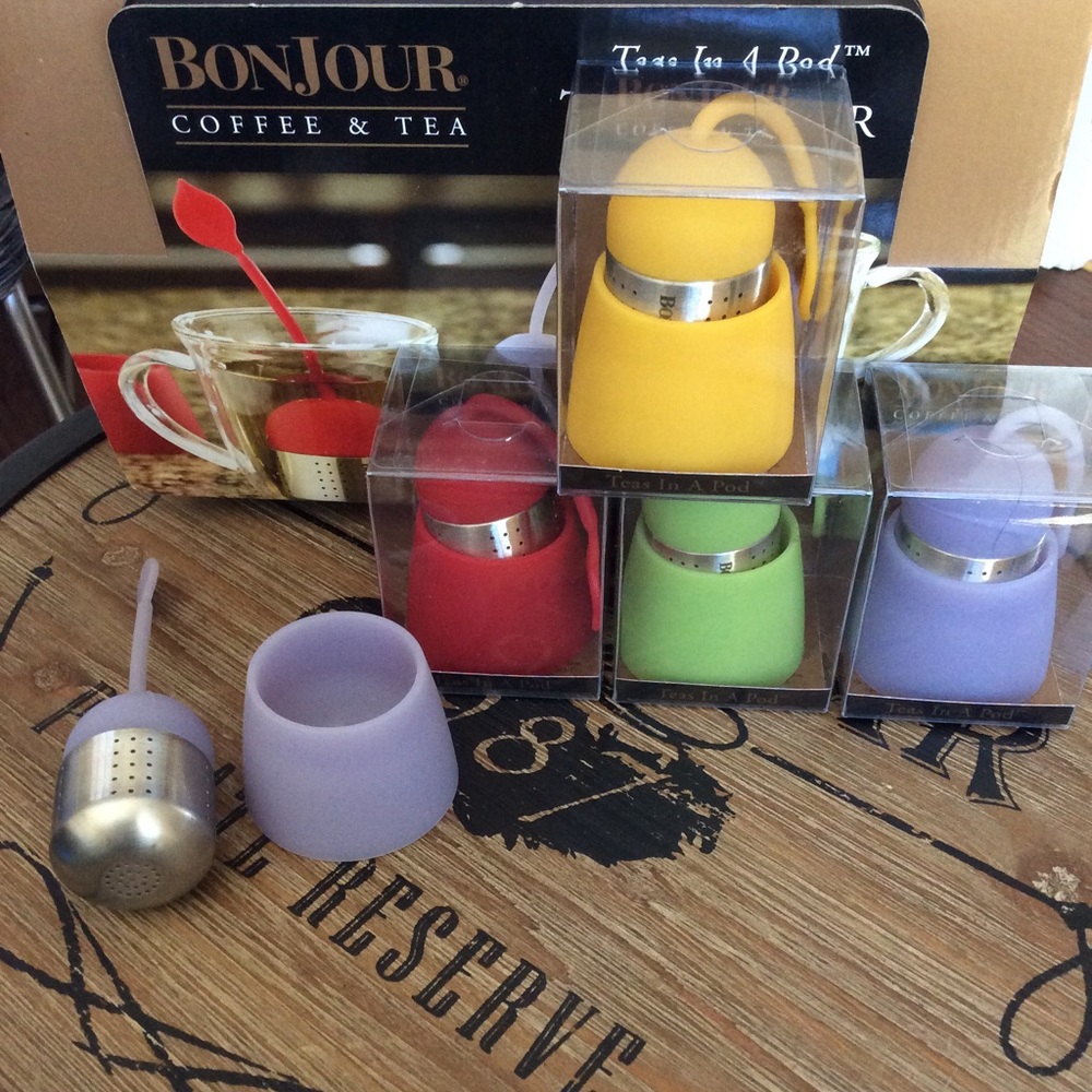 Bundle of 2 - Bonjour tea infusers NWT. 2 for $6 - Picture 2 of 4